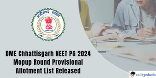 Chhattisgarh NEET PG Counseling: Mopup Round Allotment List Released; Check Here